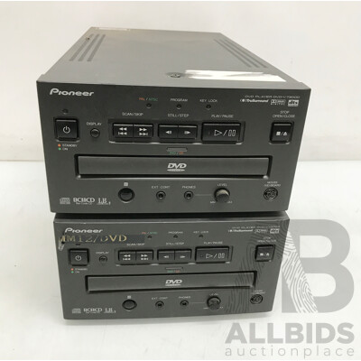 Pioneer (DVD-V7300D) Industrial DVD Player - Lot of 2