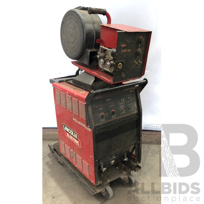 Lincoln Electric Powerplus II 350 Welder with PWF4GS Wire Feeder