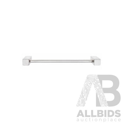Forme 300mm Stainless Steel Single Towel Rail(Square) - Lot of Eight - Brand New - RRP $900.00