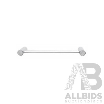 Forme 300mm Stainless Steel Single Towel Rail(Round) - Lot of Six - Brand New - RRP $675.00
