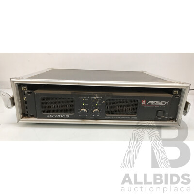 Peavey (CS-800S) 1200W Stereo Power Amplifier in Roadcase