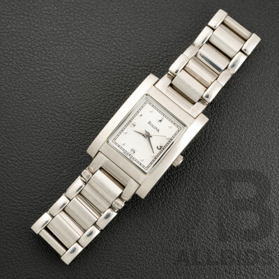 Bulova Ladies Tank Watch, 21mm