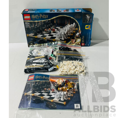 LEGO Harry Potter Hogwarts Wizard Chess Set No.76392 Repackaged in Original Box