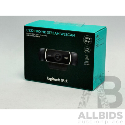 Logitech 1080p HD Stream Webcam - Brand New