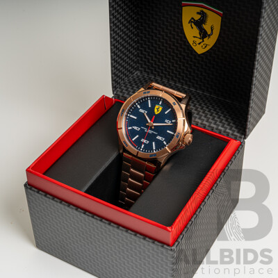 Scuderia Ferrari 47.7mm Rose Gold Watch, Model 830816