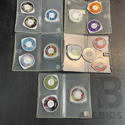Assorted UMDs for Sony PlayStation - Lot of 16