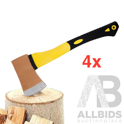 LEGION Hatchet Black Steel Rubber Handle 380mm - Lot of 4